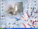 Анимированные чубатые голуби на рабочий стол